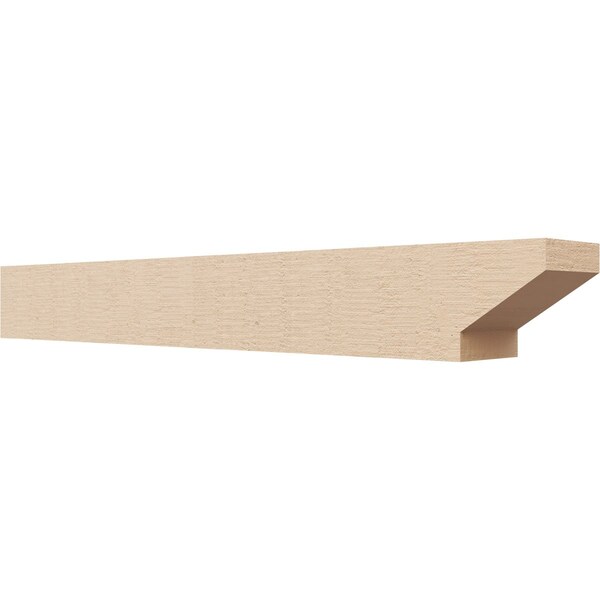 Ekena Millwork 4in. W x 4in. H x 32in. L Clemmons Woodgrain TimberThane Rafter Tail, Primed Tan RFTUR04X04X32CLERCPR - main
